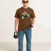 Zenitsu Agatsuma Oversized Anime T-shirt for Men | Demon Slayer Cotton Graphic Tee