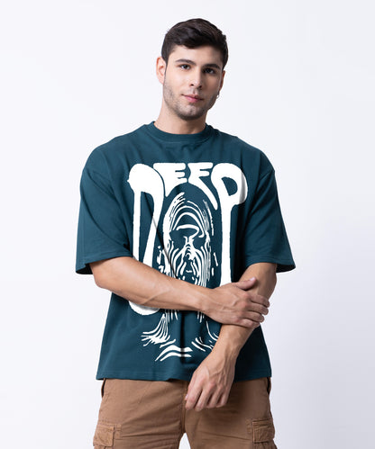 Deep Print Oversized T-Shirts