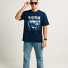 Tokyo Ghoul Oversized Graphic T-Shirt – Kaneki Ken Dark Blue Tee