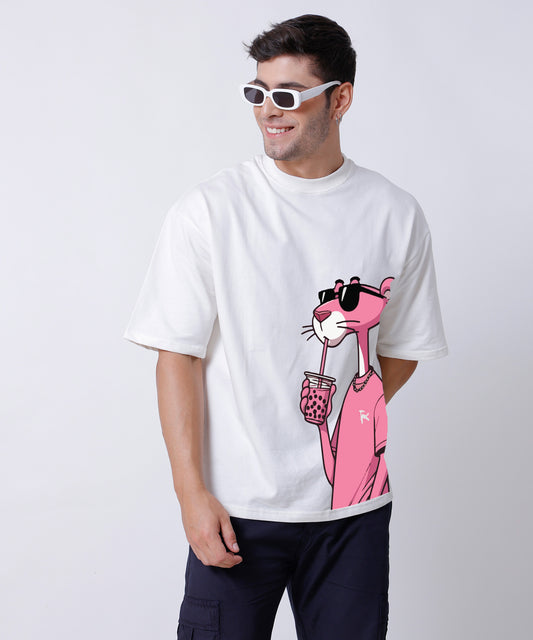 Feline Cool: Pink Panther Oversized