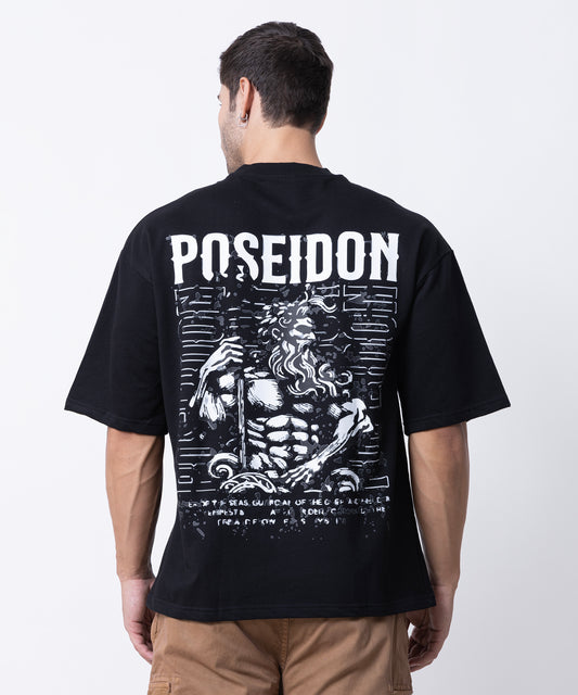 Poseidon's Power: Oversized T-Shirt