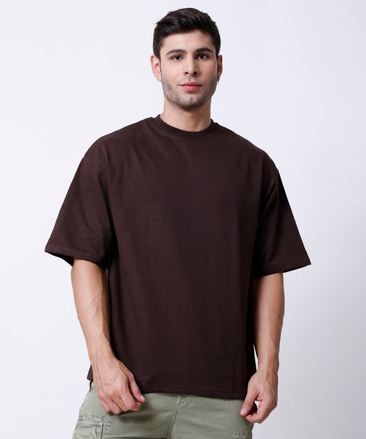 Coffee Brown Oversized T-Shirts – Comfortable and Stylish