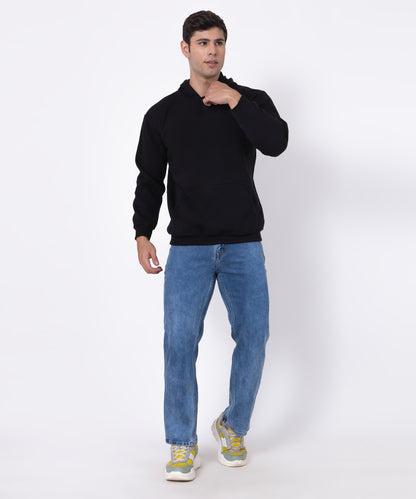 Plain Relaxed-Fit Hoodie for Men – Effortless Style Meets All-Day Comfort