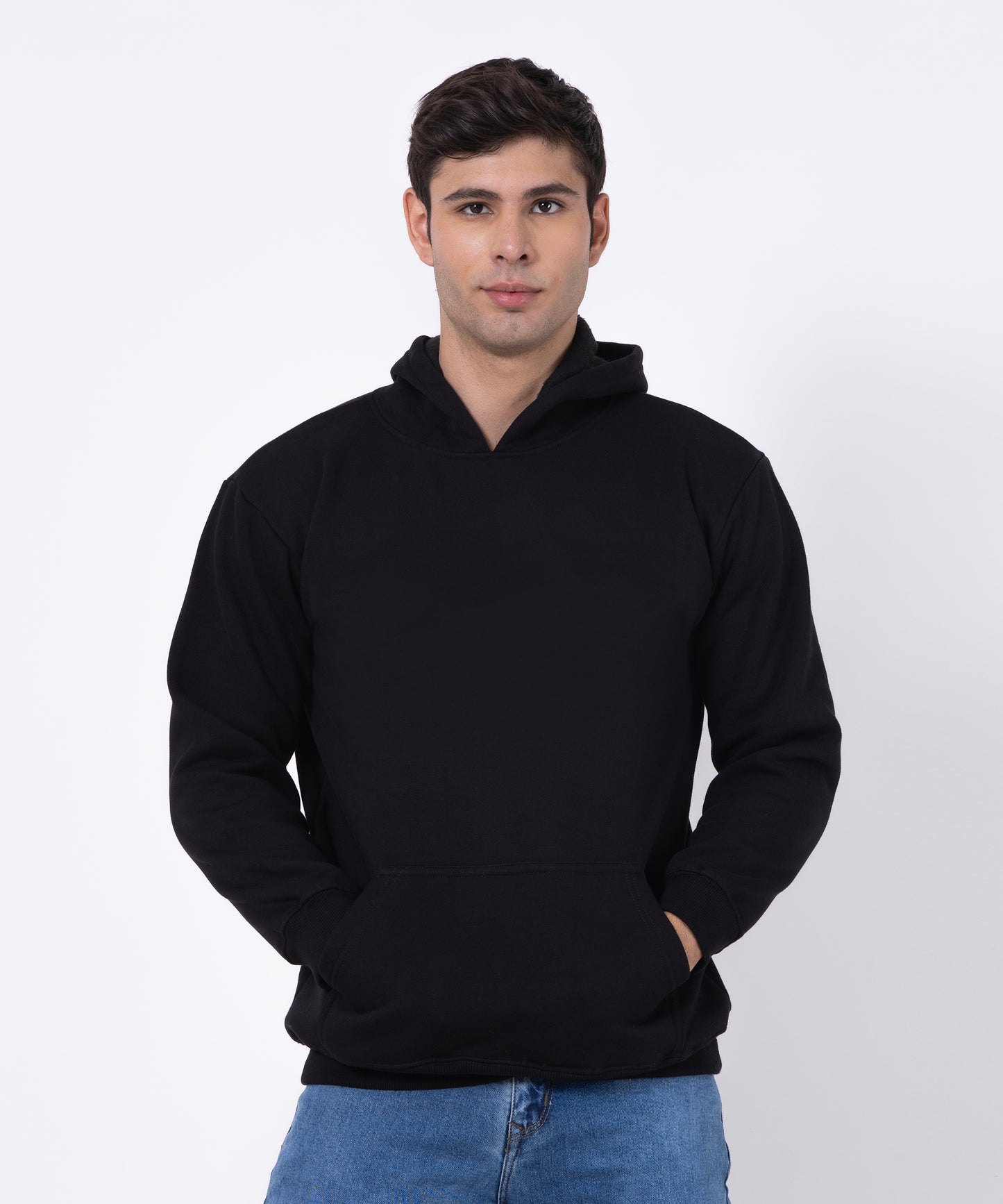 Plain Relaxed-Fit Hoodie for Men – Effortless Style Meets All-Day Comfort